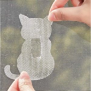 10 Pack Cat Shaped Window Screen Repair Stick-On Patches - NWT